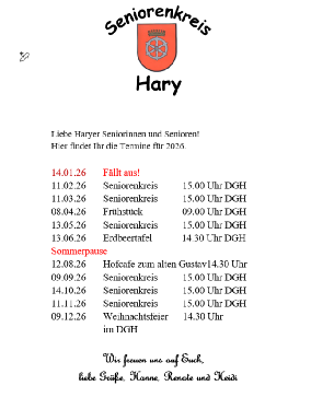 Seniorenkreis Hary